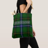 Henderson Tartan met Achternaam Tote Bag (Dichtbij)
