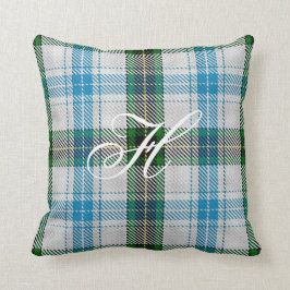 Henderson Tartan Monogram Pillow Kussen