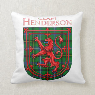 Henderson Tartan Scottish Play Lion Rampant Kussen