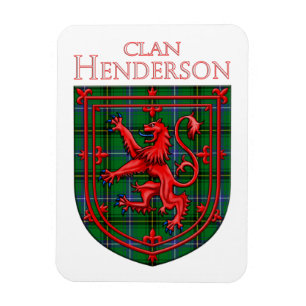 Henderson Tartan Scottish Play Lion Rampant Magneet