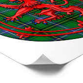 Henderson Tartan Scottish Play Lion Rampant Poster (Hoek)