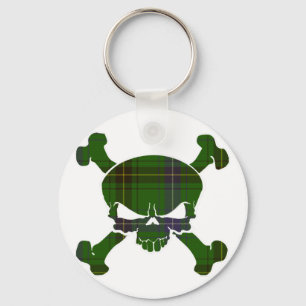 Henderson Tartan Skull No Banner Sleutelhanger