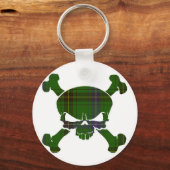 Henderson Tartan Skull No Banner Sleutelhanger (Voorkant)