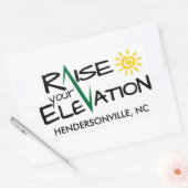 Hendersonvile Verhoog uw hoogte rechthoek winkel Rechthoekige Sticker (Envelop)