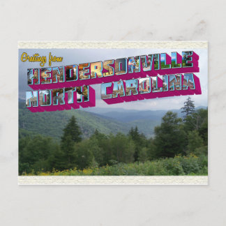 Hendersonville, NC Briefkaart