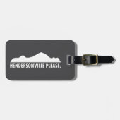 Hendersonville North Carolina alstublieft Bagagelabel (Voorkant horizontaal)