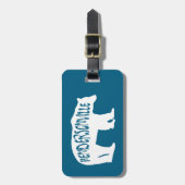 Hendersonville North Carolina Beer Bagagelabel (Voorkant verticaal)