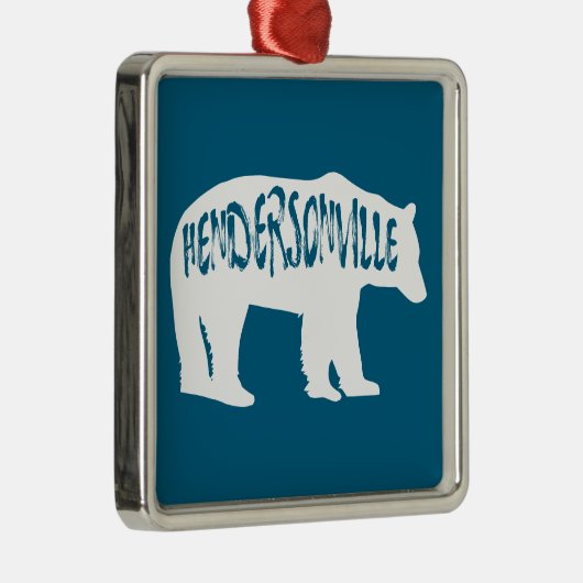 Hendersonville North Carolina Beer Metalen Ornament (Rechts)