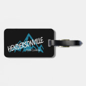 Hendersonville North Carolina Bergen Bagagelabel (Achterkant horizontaal)