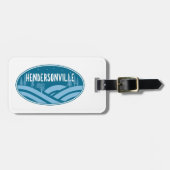 Hendersonville North Carolina Buiten Bagagelabel (Voorkant horizontaal)