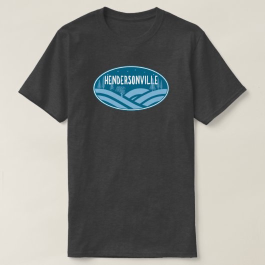 Hendersonville North Carolina Buiten T-shirt (Design voorkant)