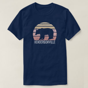 Hendersonville North Carolina Retro Beer T-shirt
