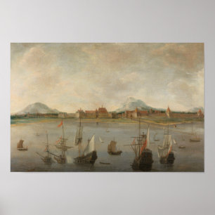 Hendrick Dubbels - Uitzicht Batavia Poster