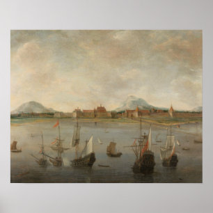 Hendrick Dubbels - Uitzicht Batavia Poster