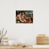 Hendrick Goltzius De Herfst van Man 1616 Wall Art Poster (Keuken)