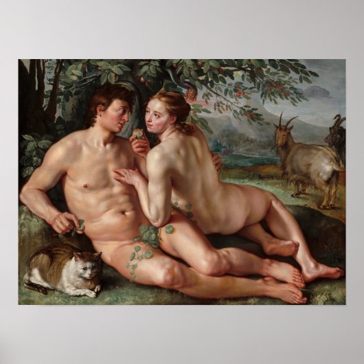 Hendrick Goltzius De Herfst van Man 1616 Wall Art Poster (Voorkant)