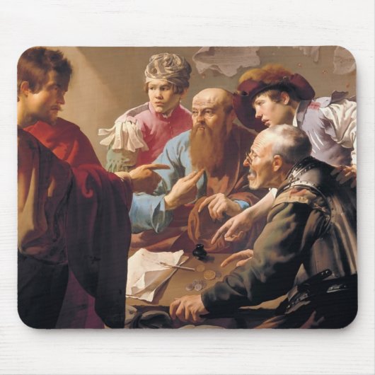 Hendrick Terbrugghen- The Calling of St. Matthew Muismat (Voorkant)