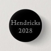Hendricks 2028 ronde button 3,2 cm (Voorkant)