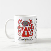 Hendricks Family Coat of Arms Mok (Links)
