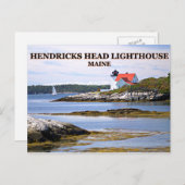 Hendricks Head Lighthouse, Maine Briefkaart (Voorkant / Achterkant)