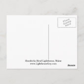 Hendricks Head Lighthouse, Maine Briefkaart (Achterkant)