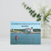 Hendricks Head Lighthouse, Maine Briefkaart (Staand voorkant)