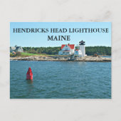 Hendricks Head Lighthouse, Maine Briefkaart (Voorkant)