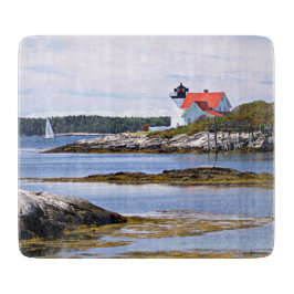 Hendricks Head Lighthouse, Maine Cutting Board Snijplank