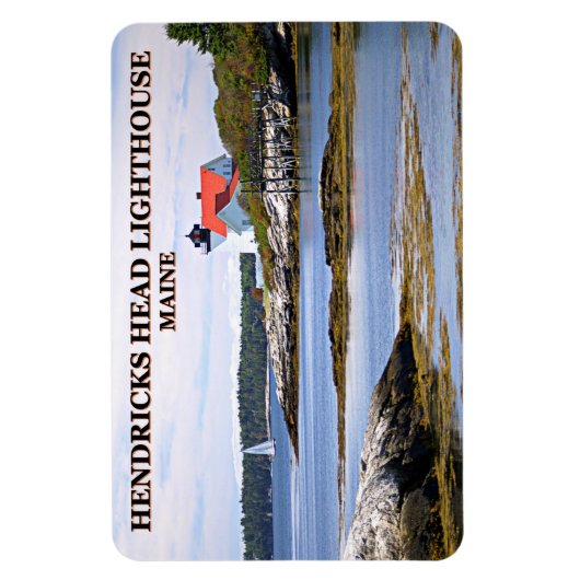 Hendricks Head Lighthouse, Maine Flexi Magnet Magneet (Verticaal)