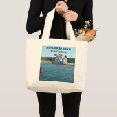 Hendricks Head Lighthouse, Maine Grote Tote Bag (Voorkant (product))