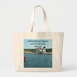 Hendricks Head Lighthouse, Maine Grote Tote Bag