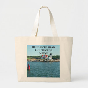 Hendricks Head Lighthouse, Maine Grote Tote Bag