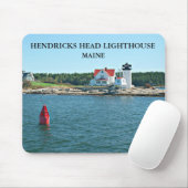 Hendricks Head Lighthouse, Maine Mousepad Muismat (Met muis)