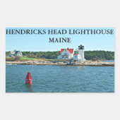 Hendricks Head Lighthouse, Maine Stickers (Voorkant)
