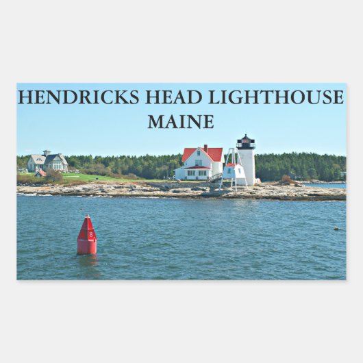 Hendricks Head Lighthouse, Maine Stickers (Voorkant)