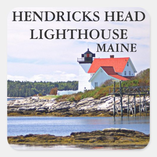 Hendricks Head Lighthouse, Maine Stickers (Voorkant)