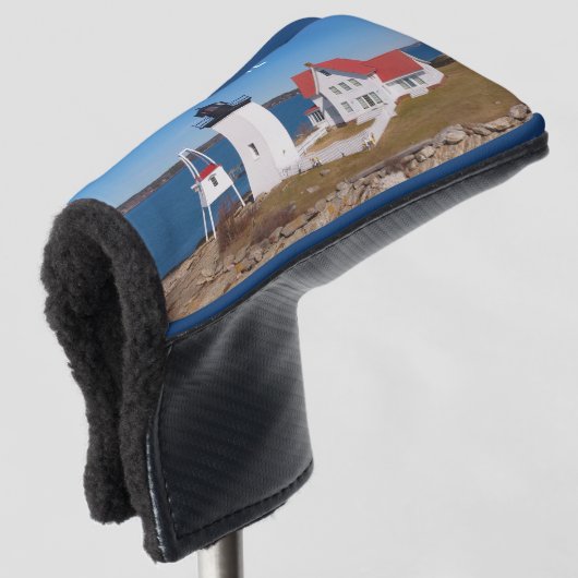 Hendricks Head Maine Lighthouse Golfheadcover (3/4 voorkant)
