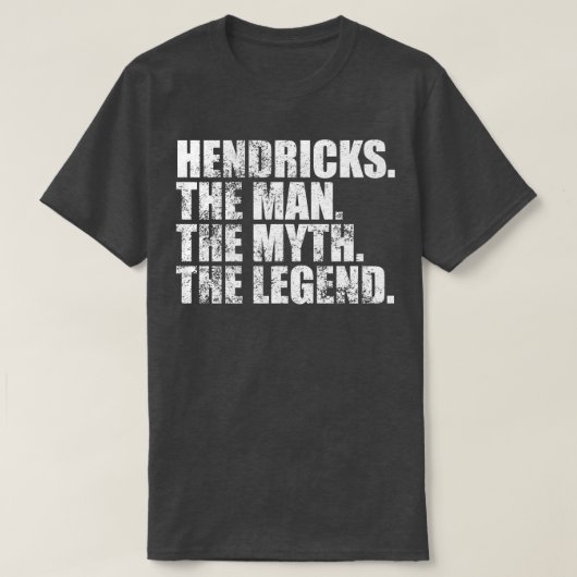 HendricksHendricks Achternaam Hendricks T-shirt (Design voorkant)