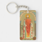 Hendrik II, keizer (BBS 10) Rechthoekig Sleutelhanger (Voorkant)