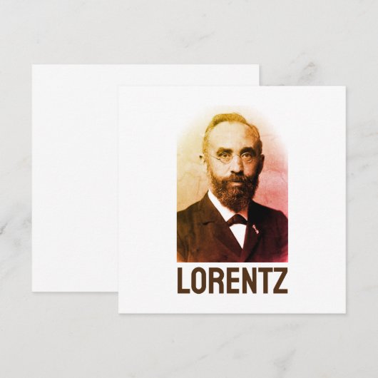 Hendrik Lorentz (Voorkant / Achterkant)