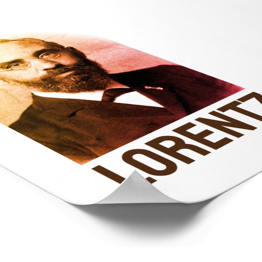 Hendrik Lorentz Poster (Hoek)