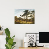 Hendrik Voogd Italiaanse landschapsparaplu dennen Poster (Thuiskantoor)