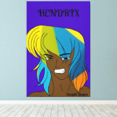 HENDRIX CANVAS AFDRUK (Insitu (Houten vloer))