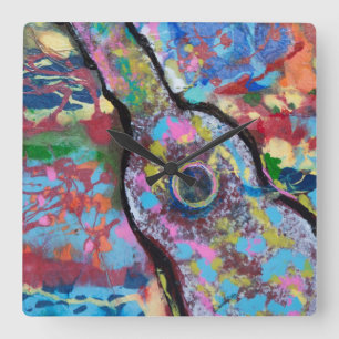 Hendrix Wall Clock Vierkante Klok