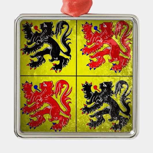 Henegouwen Metalen Ornament (Voorkant)