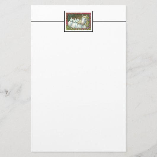 HENEN IN DE STABIELE STATIONERIE, DE HORSE EN DE C BRIEFPAPIER (Voorkant)