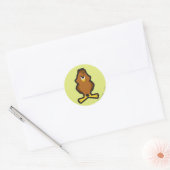 Henery Hawk 2 Ronde Sticker (Envelop)