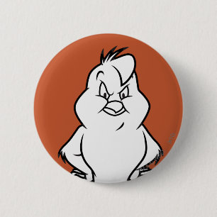 Henery Hawk Ronde Button 5,7 Cm