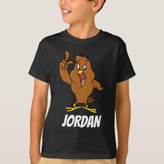 Henery Hawk Schreeuwend T-shirt (Voorkant)