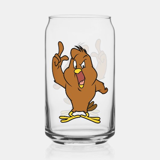 Henery Hawk Yelling Blikvorm Glas (Voorkant)
